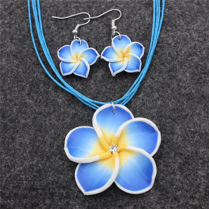 Simple Style Classic Style Flower Rope Soft Clay Women's Jewelry Set