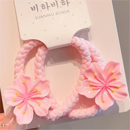 Women'S Sweet Simple Style Flower Mixed Materials Hair Clip