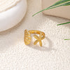 Simple Style Commute Starfish Heart Shape Bow Knot Alloy Plating 14K Gold Plated Women's Rings