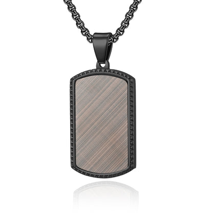 Basic Modern Style Classic Style Geometric 304 Stainless Steel Plating Men'S Pendant Necklace