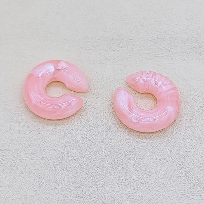 1 Pair Cute C Shape Alloy Ear Cuffs