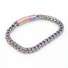 Casual Simple Style Solid Color Titanium Steel Unisex Bracelets