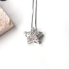 Copper 18K Gold Plated Plating Inlay Star Heart Shape Zircon Pendant Necklace