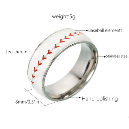 Modern Style Simple Style Solid Color 304 Stainless Steel Men'S Rings