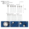 18 Hairpin Set Size Mix And Match Pearl U-Shaped Pin Jewelry Daily Ball Head Hairpin  Wholesale Nihaojewelry