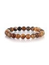 Casual Simple Style Round Natural Stone Lava Rock Bracelets In Bulk