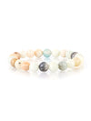 Casual Simple Style Round Natural Stone Lava Rock Bracelets In Bulk