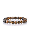 Casual Simple Style Round Natural Stone Lava Rock Bracelets In Bulk