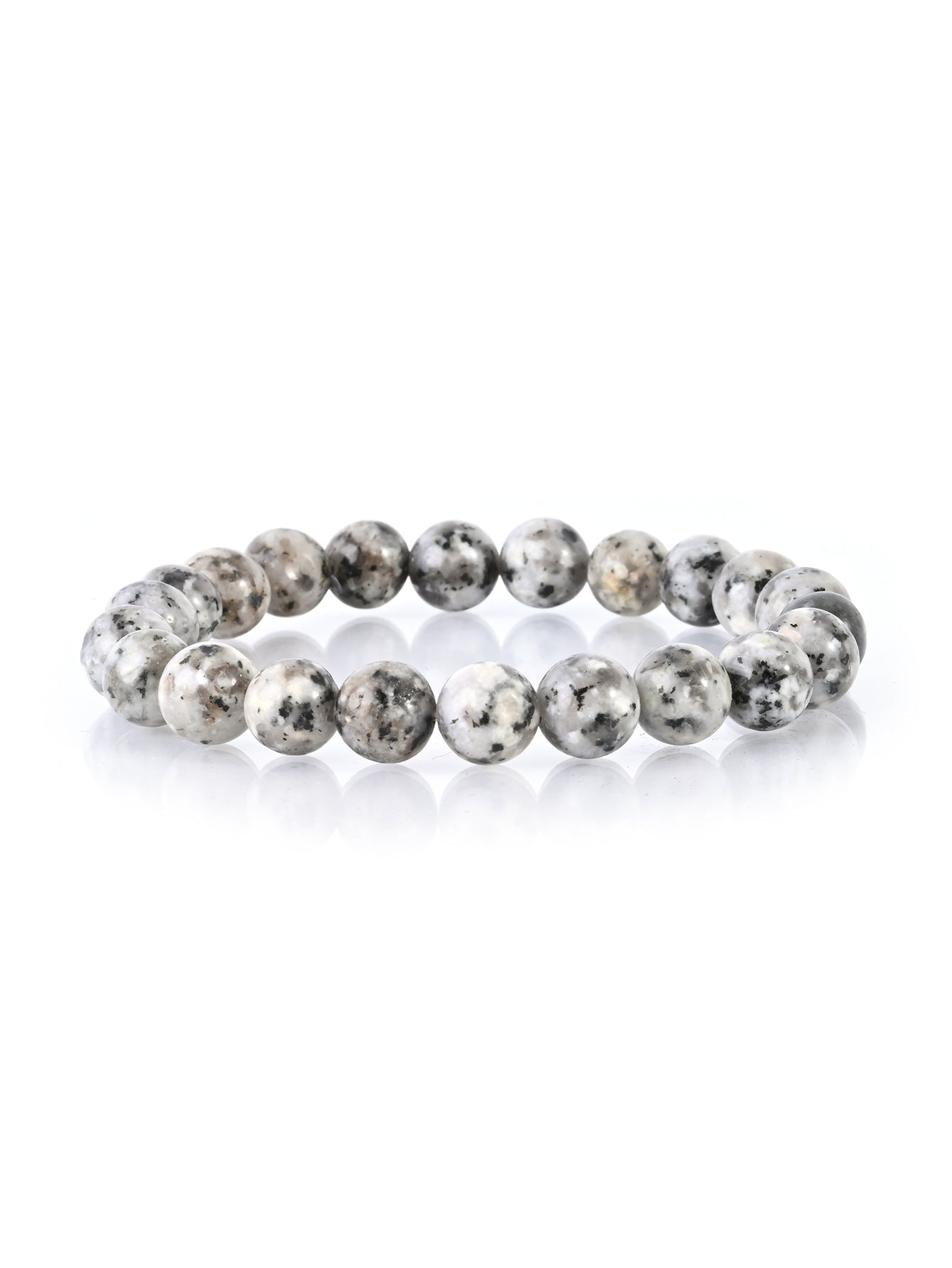 Casual Simple Style Round Natural Stone Lava Rock Bracelets In Bulk