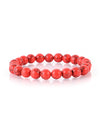 Casual Simple Style Round Natural Stone Lava Rock Bracelets In Bulk