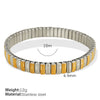 Wholesale Jewelry IG Style Retro Simple Style Circle 304 Stainless Steel Rhinestones 18K Gold Plated Polishing Inlay Rings Bracelets