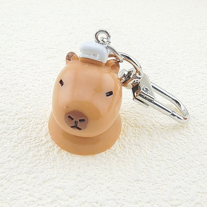 Casual Cute Simple Style Animal Alloy Resin Bag Pendant Keychain