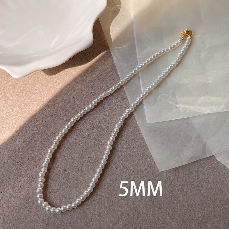 1 Piece Fashion Heart Shape Flower Imitation Pearl Plating Women's Necklace