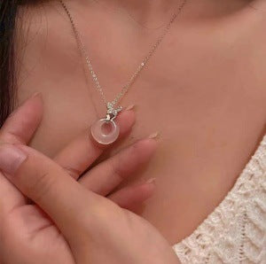 1 Piece Fashion Heart Shape Flower Imitation Pearl Plating Women's Necklace