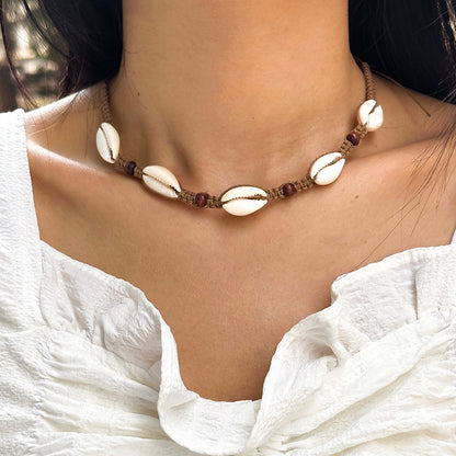 Vacation Beach Shell Polyester Shell Wholesale Necklace