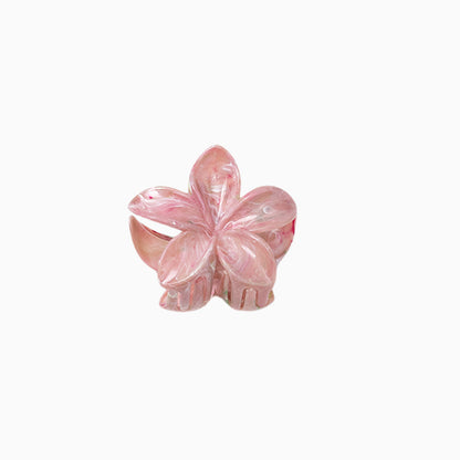 Women'S Cute Flower Plastic Resin Stoving Varnish Hair Claws