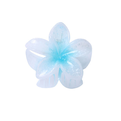 Women'S Cute Flower Plastic Resin Stoving Varnish Hair Claws