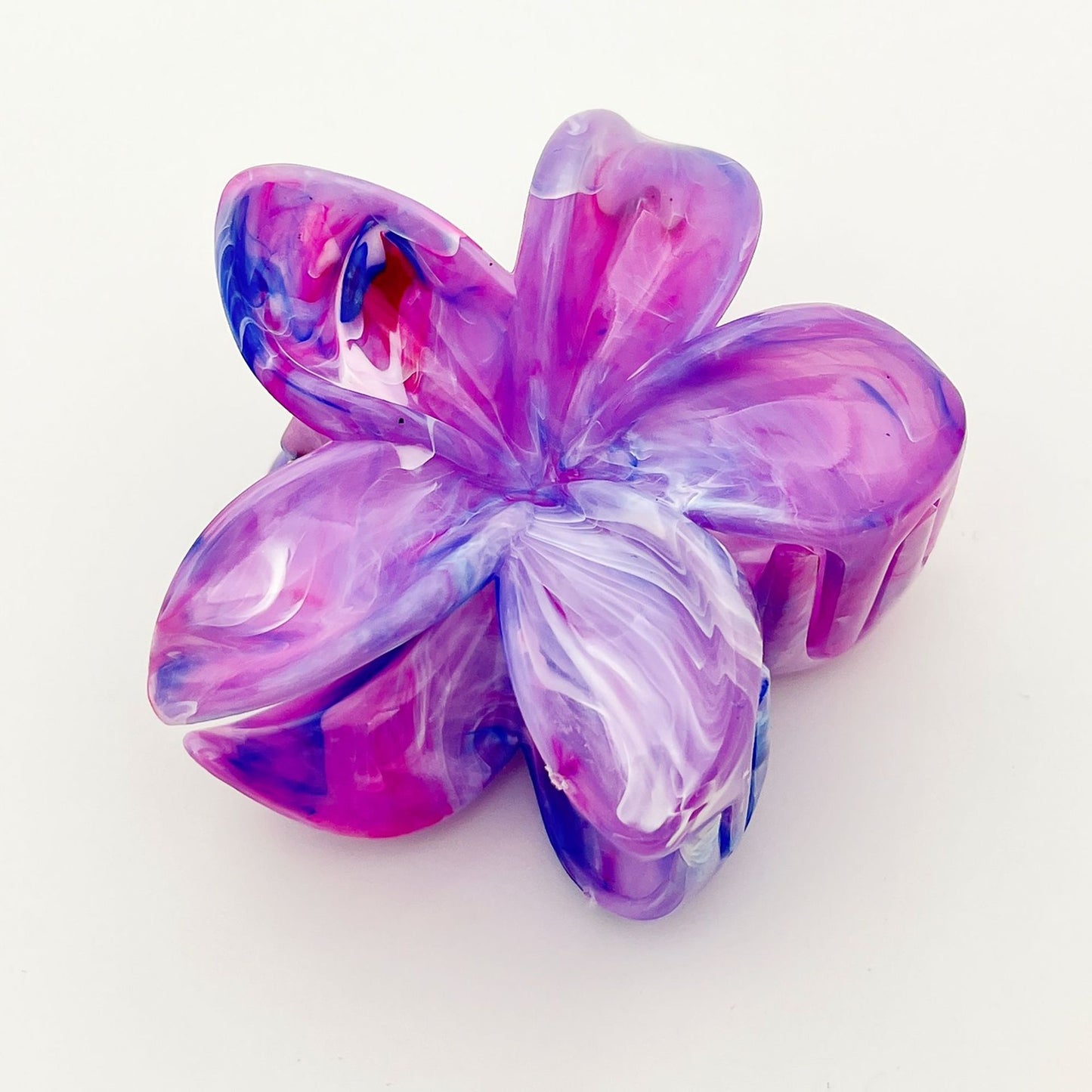 Women'S Simple Style Flower Plastic Resin Stoving Varnish Hair Claws