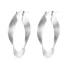 1 Pair Casual Simple Style Solid Color 304 Stainless Steel 18K Gold Plated Earrings