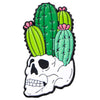 Cartoon Style Cute Streetwear Cactus Skull Alloy Stamping Stoving Varnish Plating Unisex Brooches Collar Pin