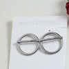 1 Pair Elegant Vacation Simple Style C Shape U Shape Solid Color 304 Stainless Steel 18K Gold Plated Earrings Ear Studs