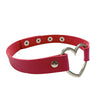 Simple Style Heart Shape Pu Leather Wholesale Choker