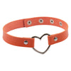 Simple Style Heart Shape Pu Leather Wholesale Choker