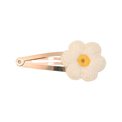 Kid'S Cute Flower Cloth Hair Clip