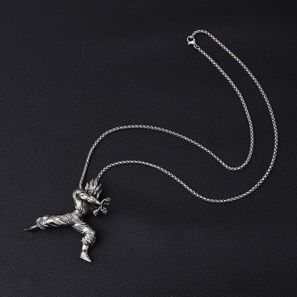 Simple Style Human Alloy Plating Unisex Pendant Necklace