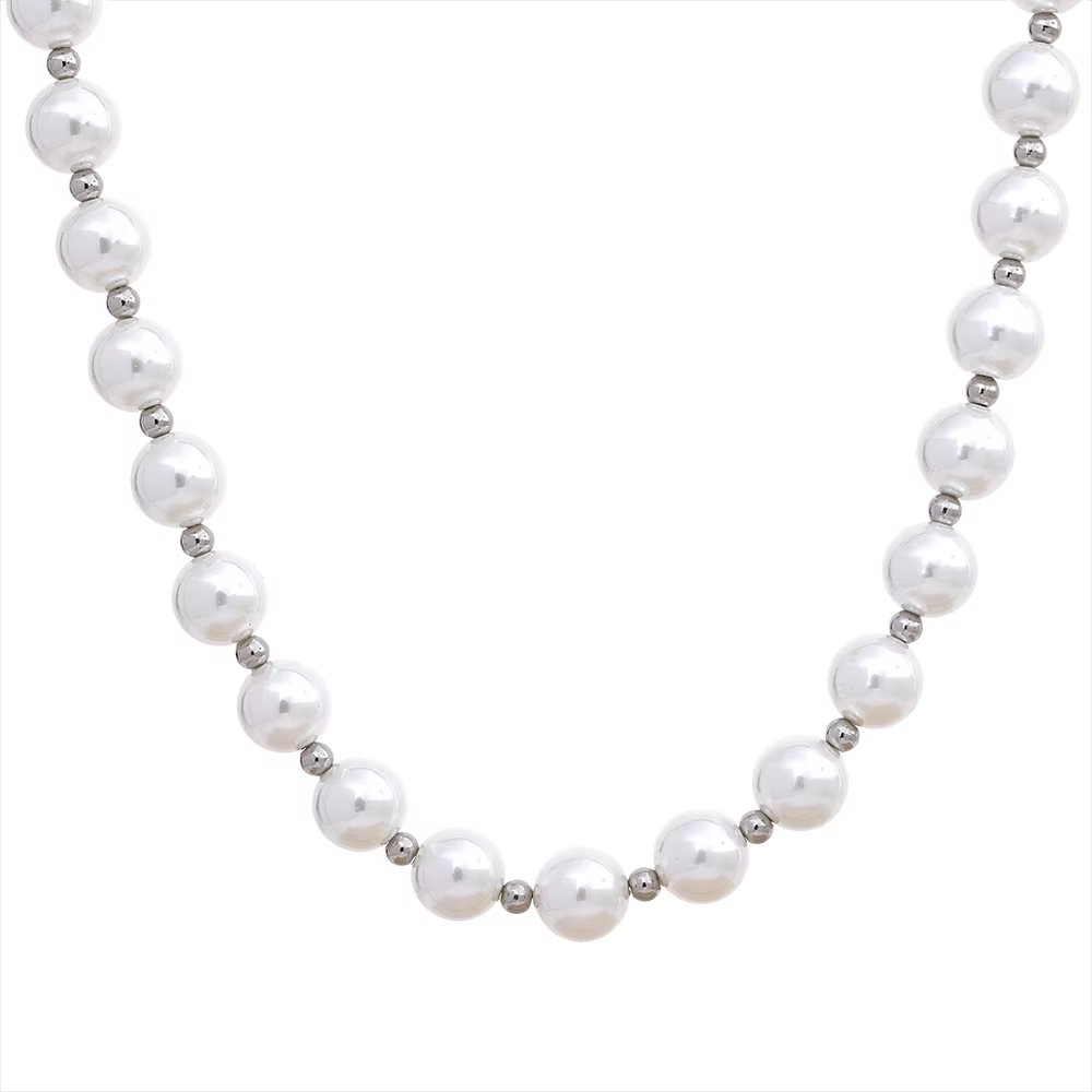 Basic Classic Style Commute Solid Color 18K Gold Plated Artificial Pearls 304 Stainless Steel Artificial Pearl Wholesale Bracelets