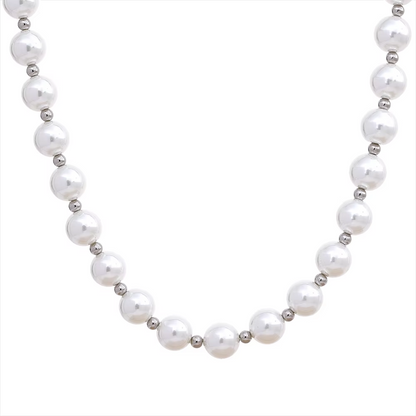 Basic Classic Style Commute Solid Color 18K Gold Plated Artificial Pearls 304 Stainless Steel Artificial Pearl Wholesale Bracelets