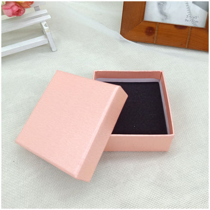 Fashion Solid Color Paper Jewelry Boxes