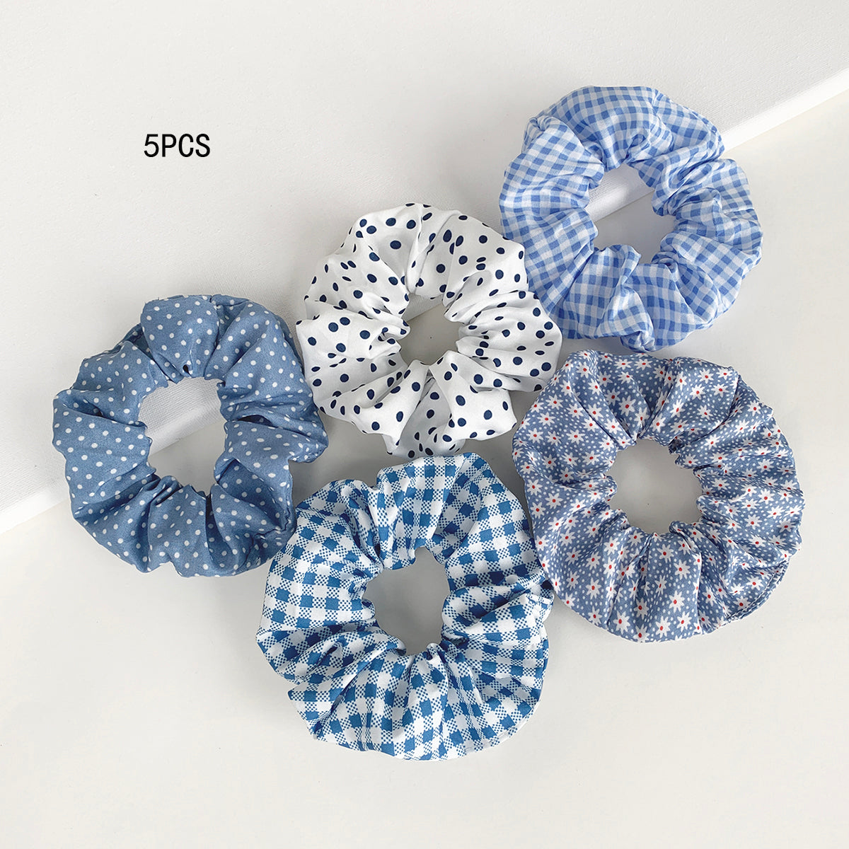 Women'S Casual Simple Style Ditsy Floral Polka Dots Cloth Hair Tie