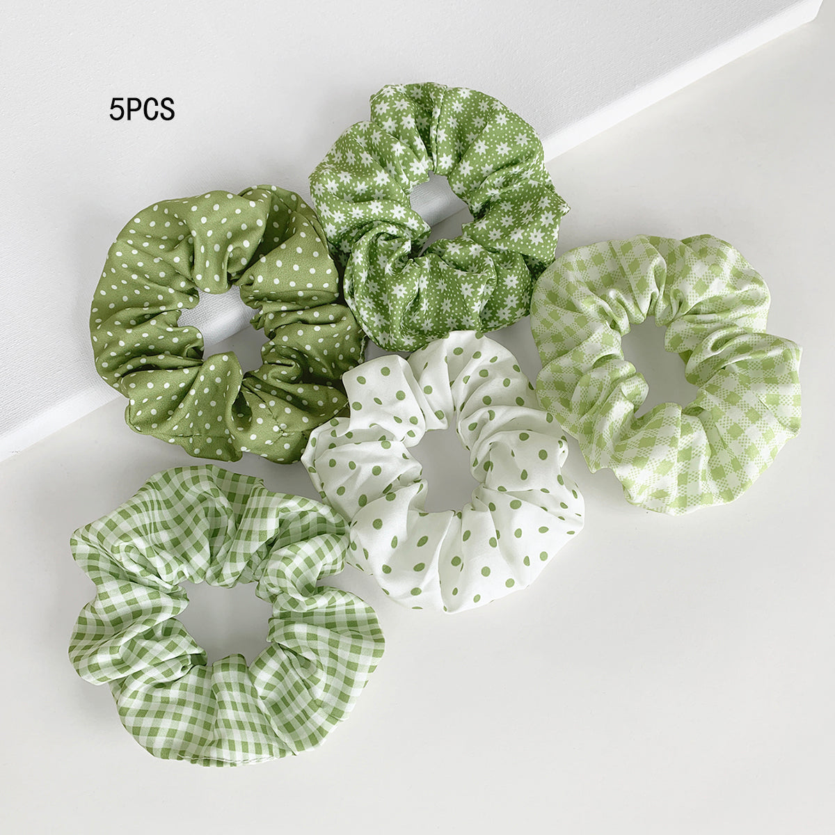 Women'S Casual Simple Style Ditsy Floral Polka Dots Cloth Hair Tie