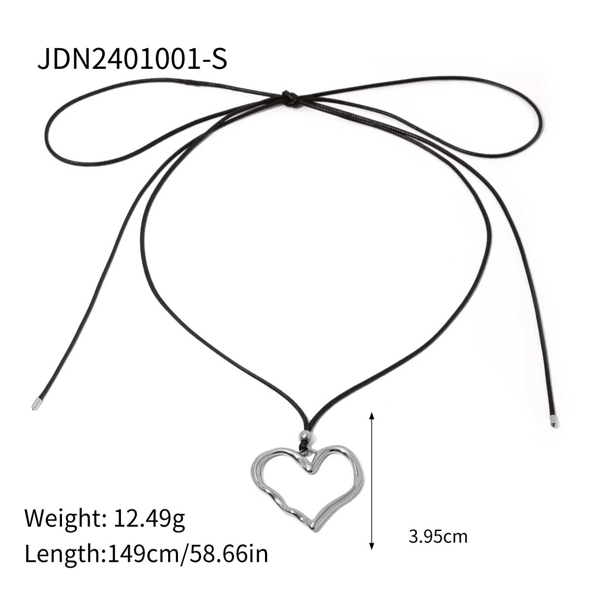 Wholesale Jewelry Vacation Simple Style Heart Shape 304 Stainless Steel Zircon 18K Gold Plated Plating Earrings Necklace