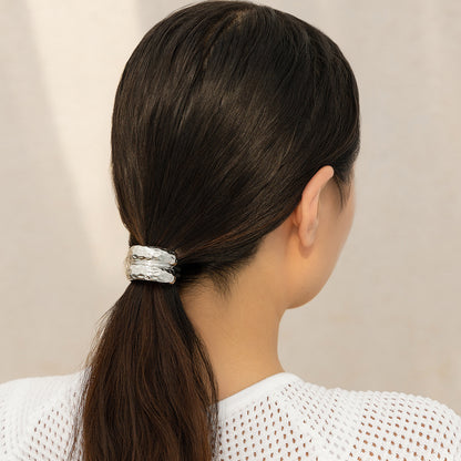 Women'S Simple Style Geometric Alloy Plating Hair Tie