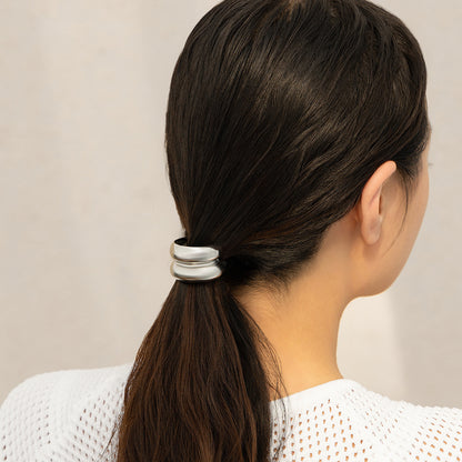 Women'S Simple Style Geometric Alloy Plating Hair Tie