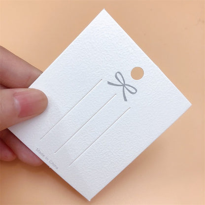 Simple Style Solid Color Paper Jewelry Packaging Bags