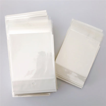 Simple Style Solid Color Paper Jewelry Packaging Bags