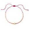 Bohemian Round Zircon Glass Seed Bead Rope Wholesale Drawstring Bracelets