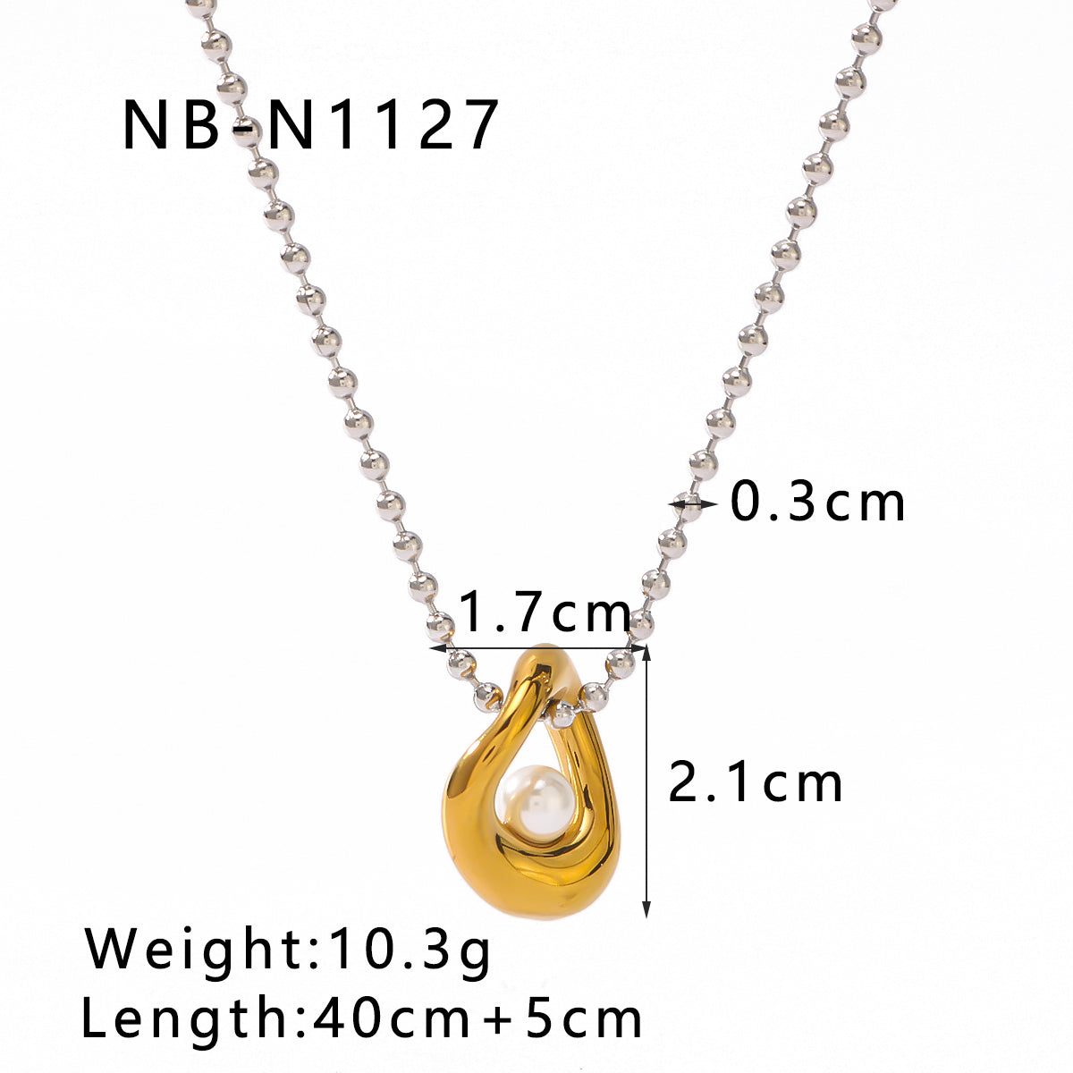 Wholesale Jewelry Vintage Style Simple Style Classic Style Irregular Heart Shape 304 Stainless Steel Pearl 18K Gold Plated Hollow Out Inlay Pendant Necklace