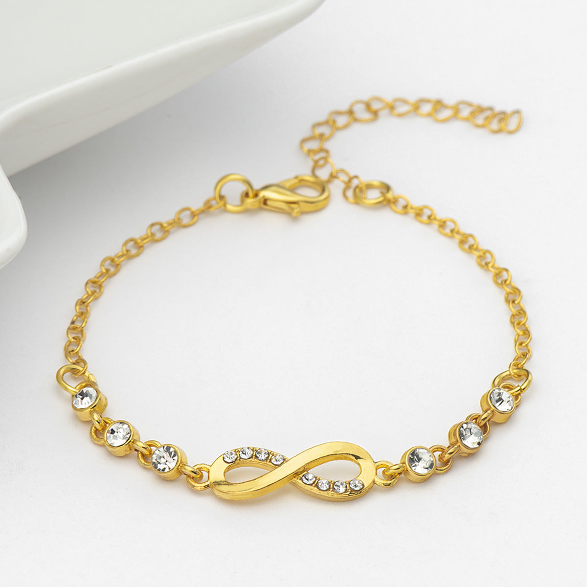 Elegant Infinity Alloy Wholesale Bracelets