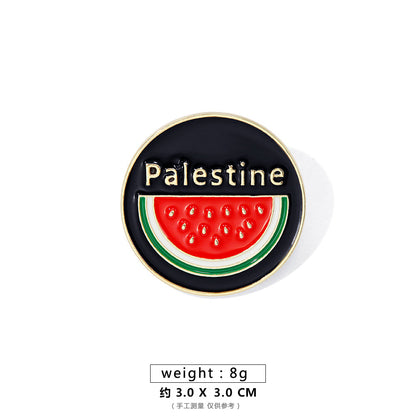 Ethnic Style Simple Style Letter Alloy Enamel Unisex Brooches