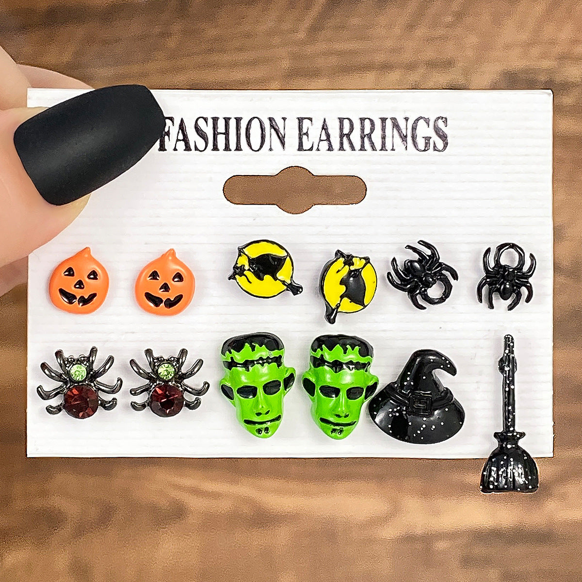 1 Set Casual Simple Style Pumpkin Letter Spider Web Enamel Alloy Drop Earrings