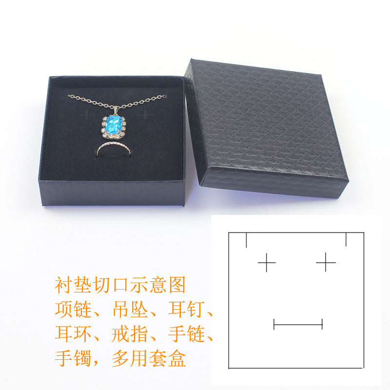 Simple Style Solid Color Paper Jewelry Boxes