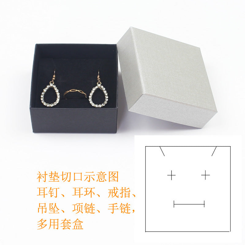 Simple Style Solid Color Paper Jewelry Boxes