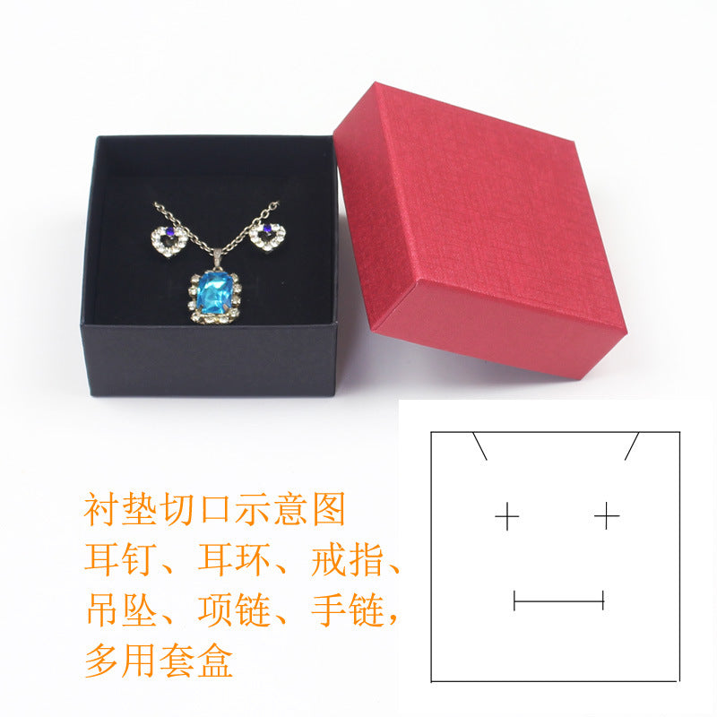 Simple Style Solid Color Paper Jewelry Boxes