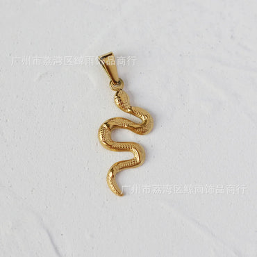 304 Stainless Steel 18K Gold Plated Animal