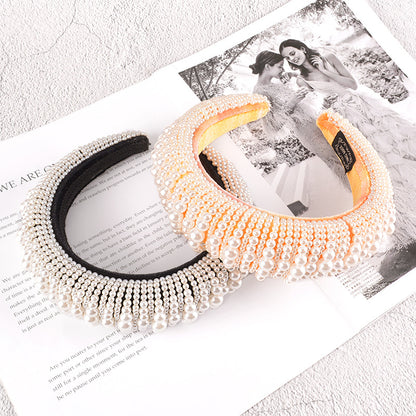 Fashion Sponge Pearl Headband