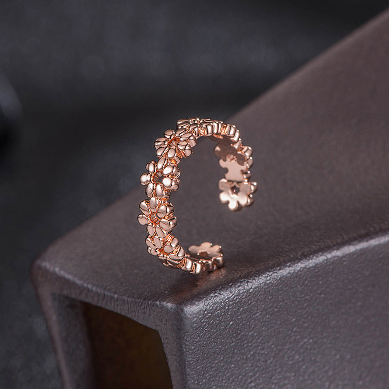 Wholesale Jewelry Sexy Flower Copper Foot Ring